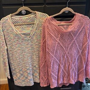Lot of 2 BloomChic sweaters